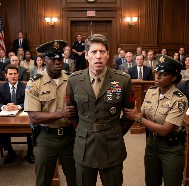 Colonel Jessep being arrested by MPs