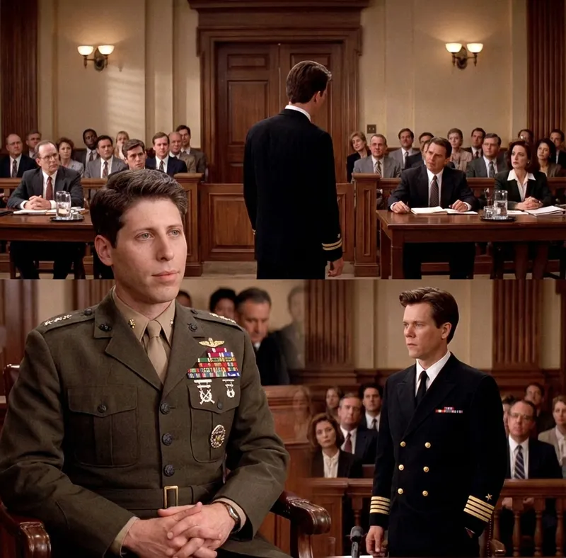 AI-generated image of Colonel Jessep